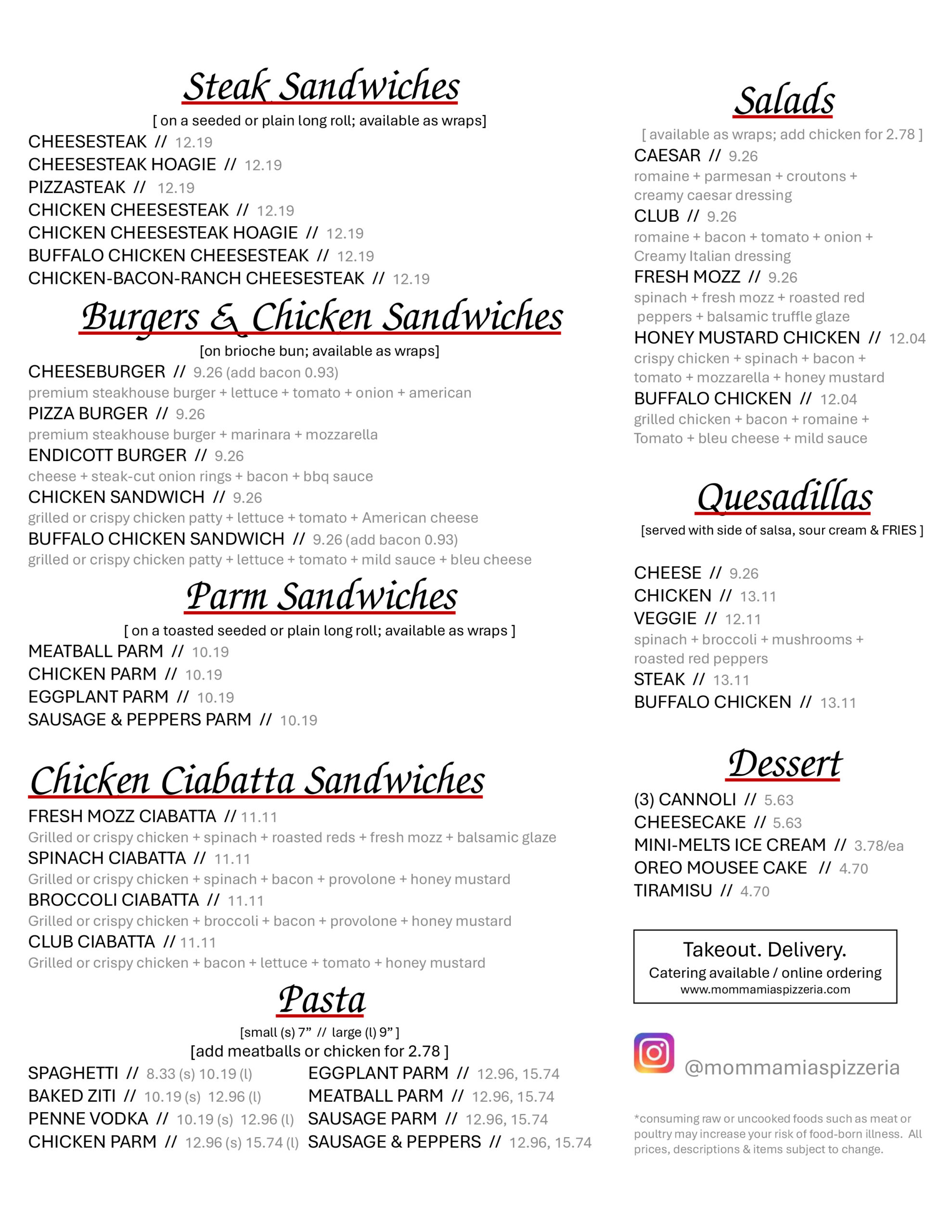 Menu - June 2026-2
